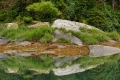 Typical Rock Image At Water Level In A Fjord